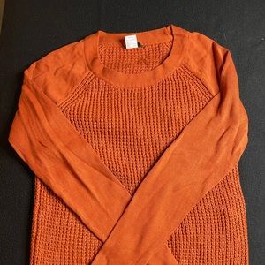 J crew rust sweater